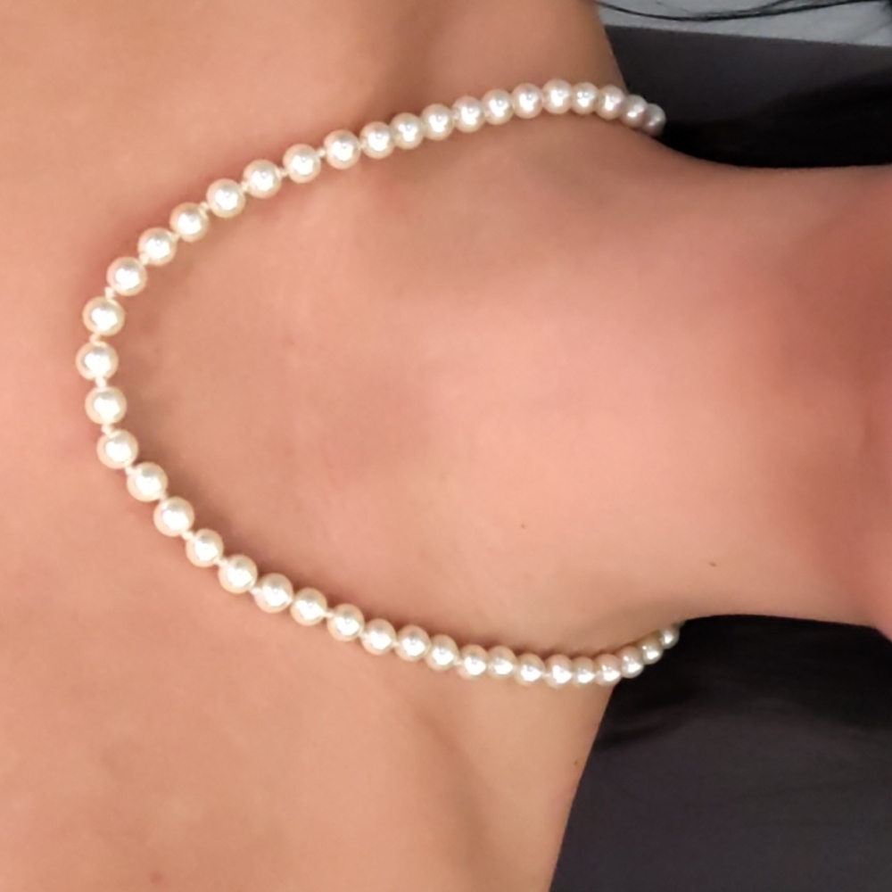 Faux Pearl Necklace